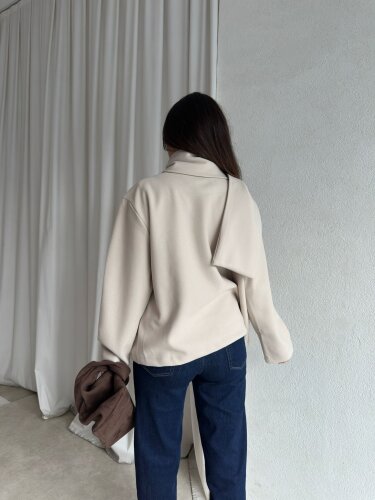 ALİNE Ceket 8463 - Krem - 4