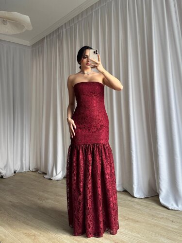 ARDELLE Elbise 8693 - Bordo - Mooi Butik