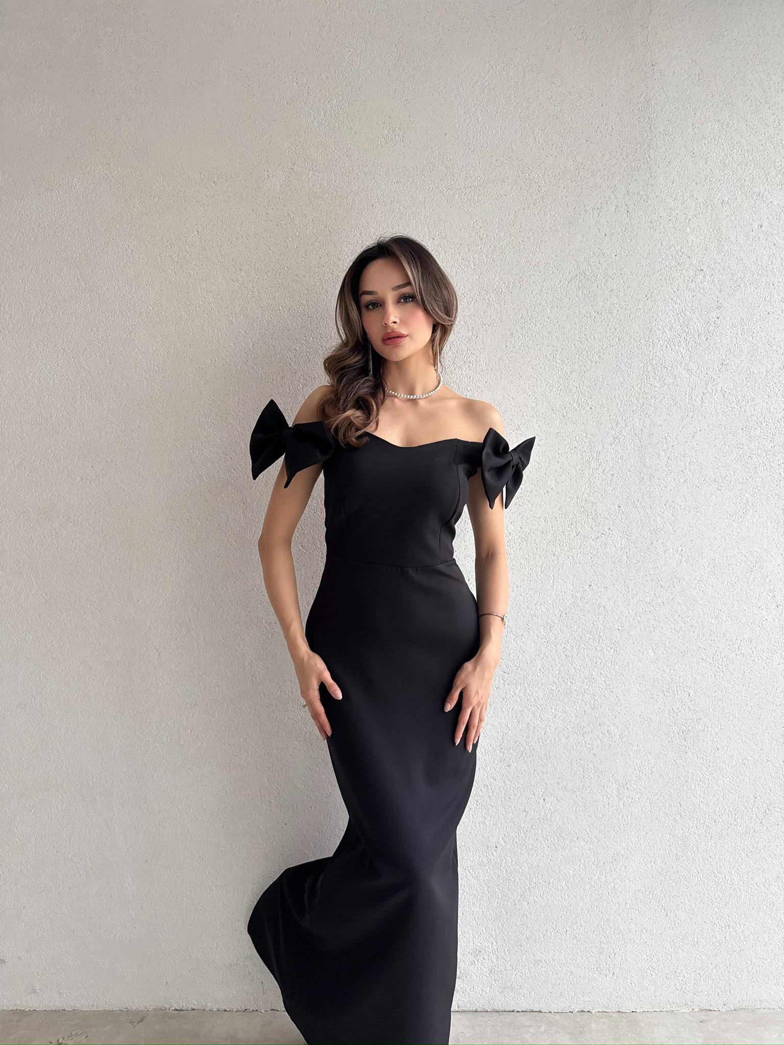 ARMİ Maxi Elbise 5051 - Siyah