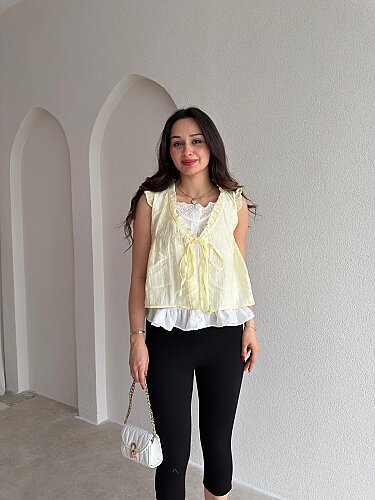 ARTER Gömlek 3221 - Sarı - Mooi Butik