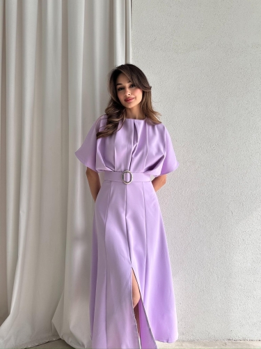 ARTHUR Midi Elbise 2056 - Lila 