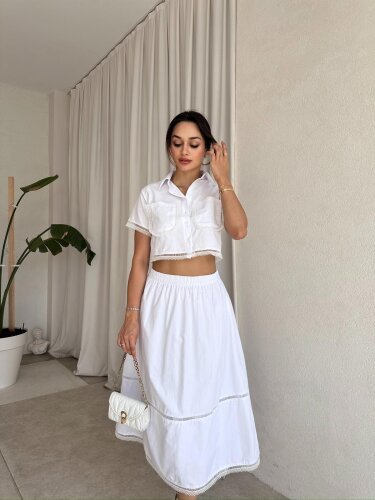 ASTER Takım 8229 - Beyaz - Mooi Butik