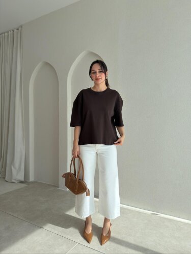BASEL T-Shirt 8999 - Acı Kahve - 2