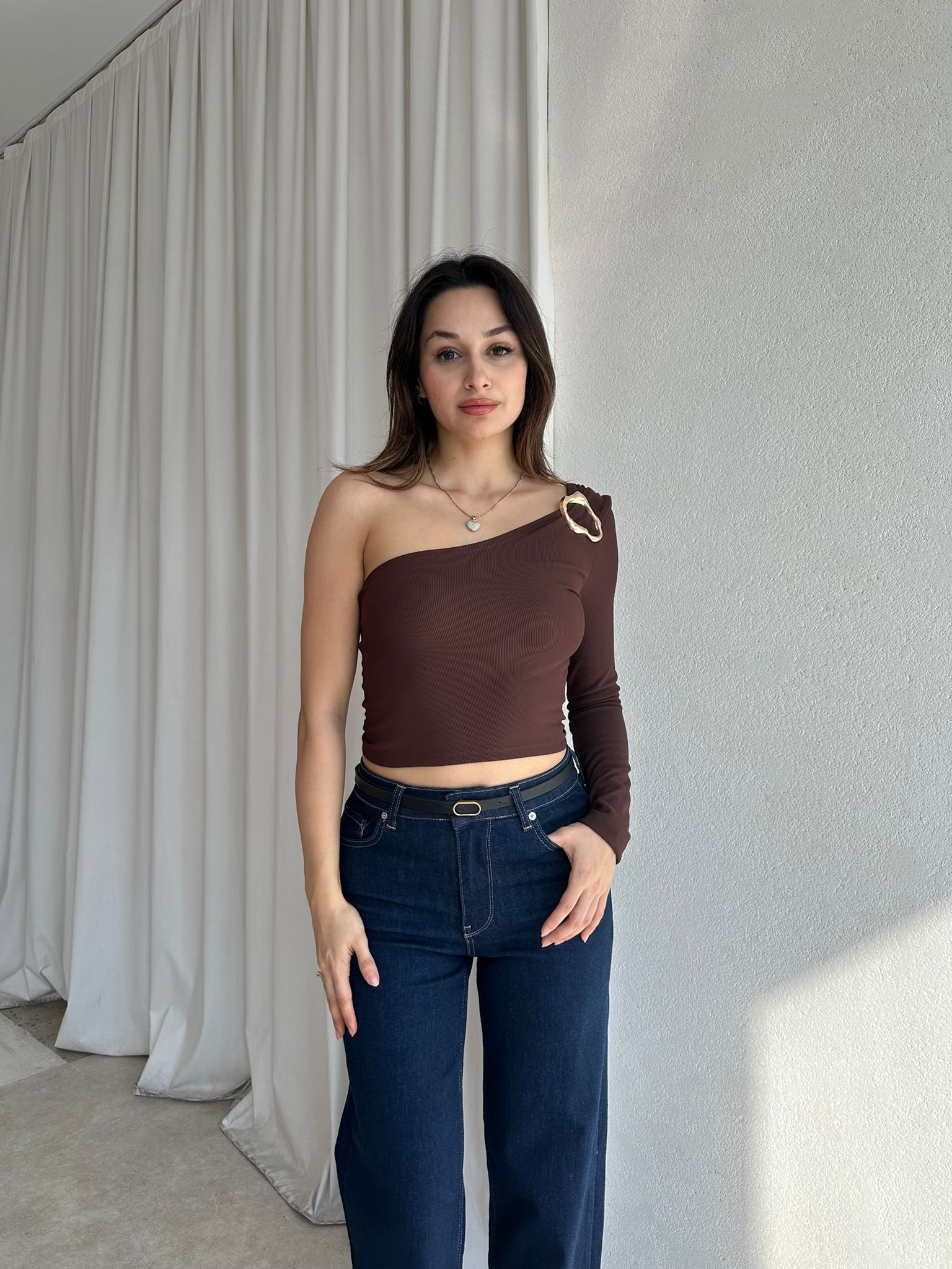 BETİS Bluz 8316 - Acı Kahve
