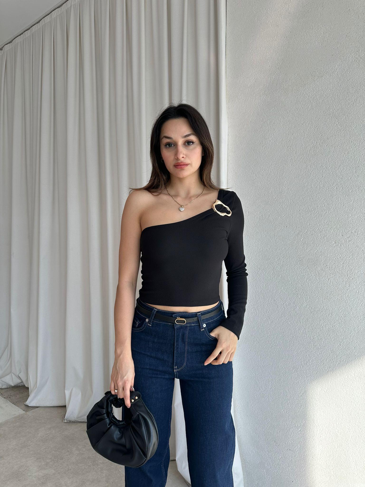 BETİS Bluz 8316 - Siyah