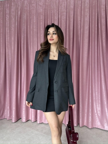 CASERTA Ceket 9873 - Füme - Mooi Butik