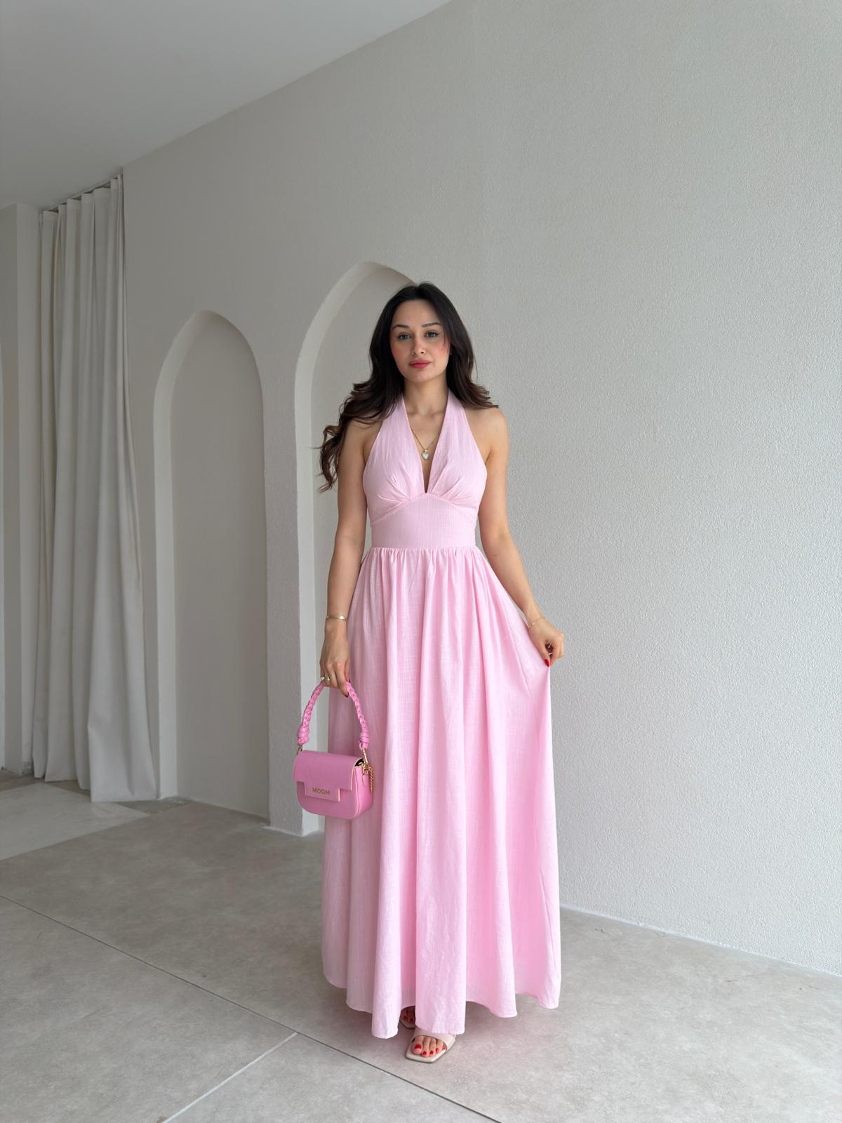 CASTİLLO Maxi Elbise 7239 - Pembe