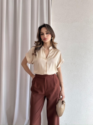 CELLA Gömlek 2093 - Krem - Mooi Butik