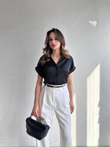 CELLA Gömlek 2093 - Siyah - Mooi Butik