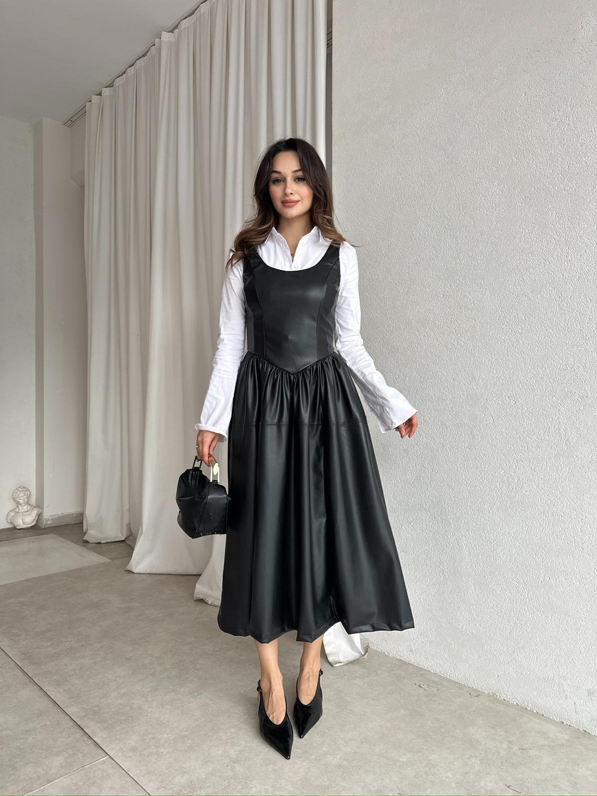 CİTY Elbise 8546 - Siyah