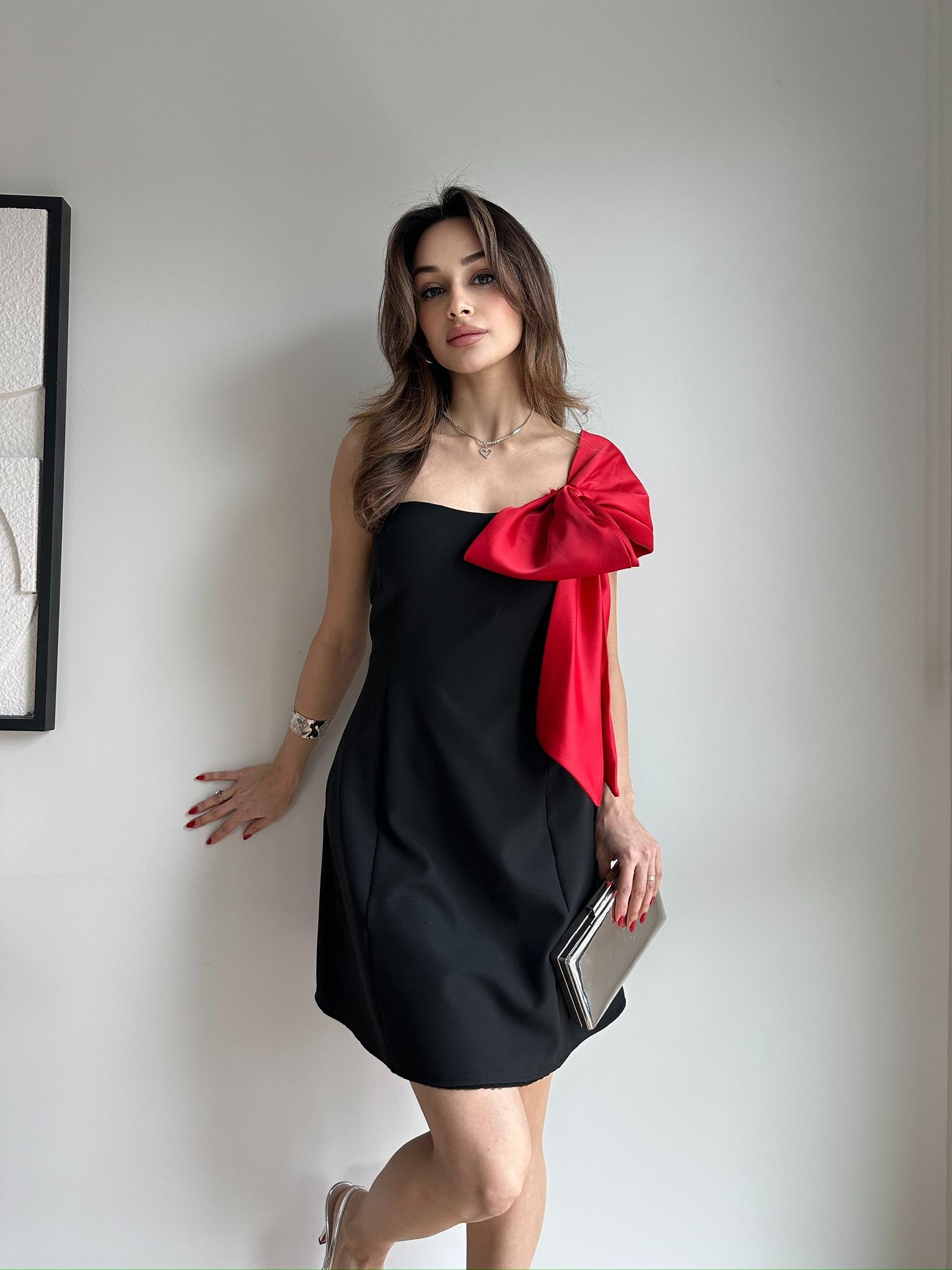 COAST Mini Elbise 7103 - Siyah