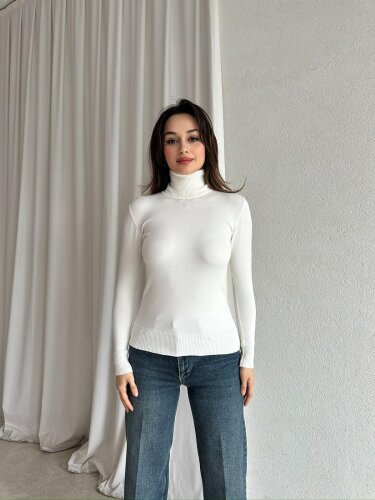COLD Kazak 8254 - Beyaz - Mooi Butik (1)