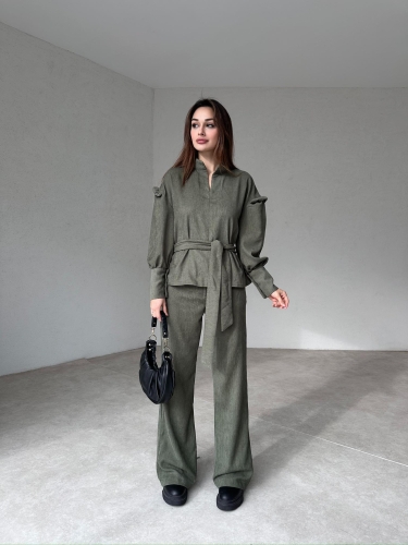 CROWLEY Takım 1989 - Haki - Mooi Butik