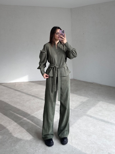 CROWLEY Takım 1989 - Haki - Mooi Butik