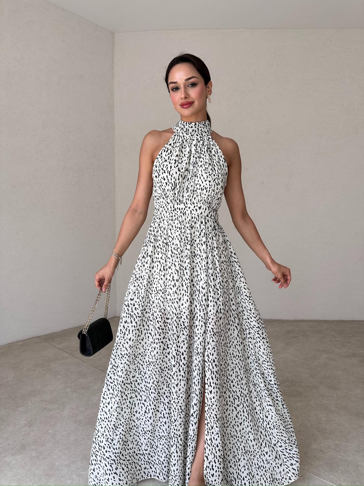 DİDEROT Maxi Elbise 9045 - Leopar