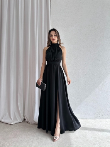 DİDEROT Maxi Elbise 9045 - Siyah - 3