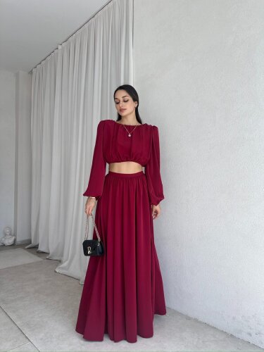 DORİN Takım 8528 - Bordo - Mooi