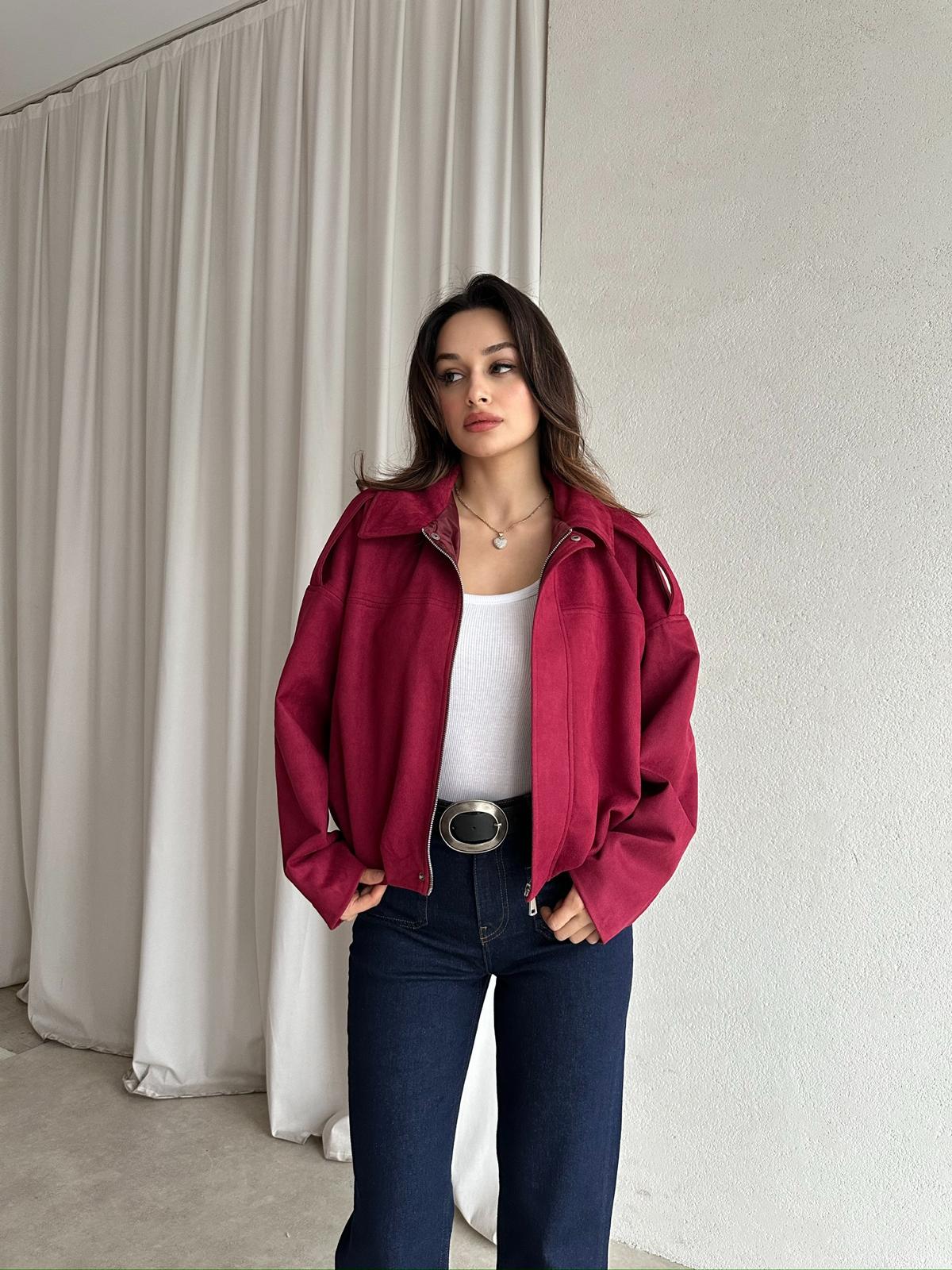 DUNE Ceket 8269 - Bordo