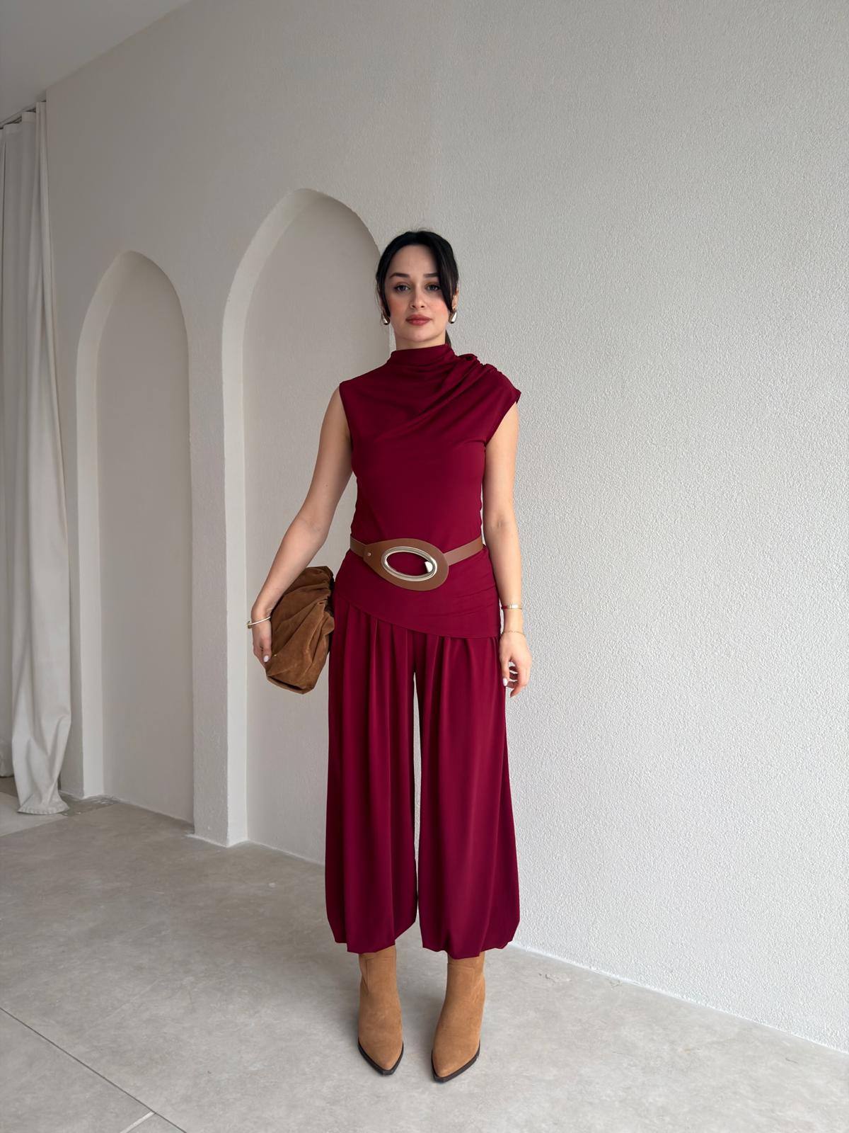 EBONY Takım 6887 - Bordo
