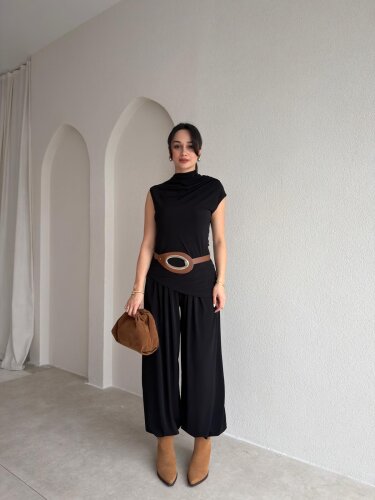 EBONY Takım 6887 - Siyah - Mooi Butik