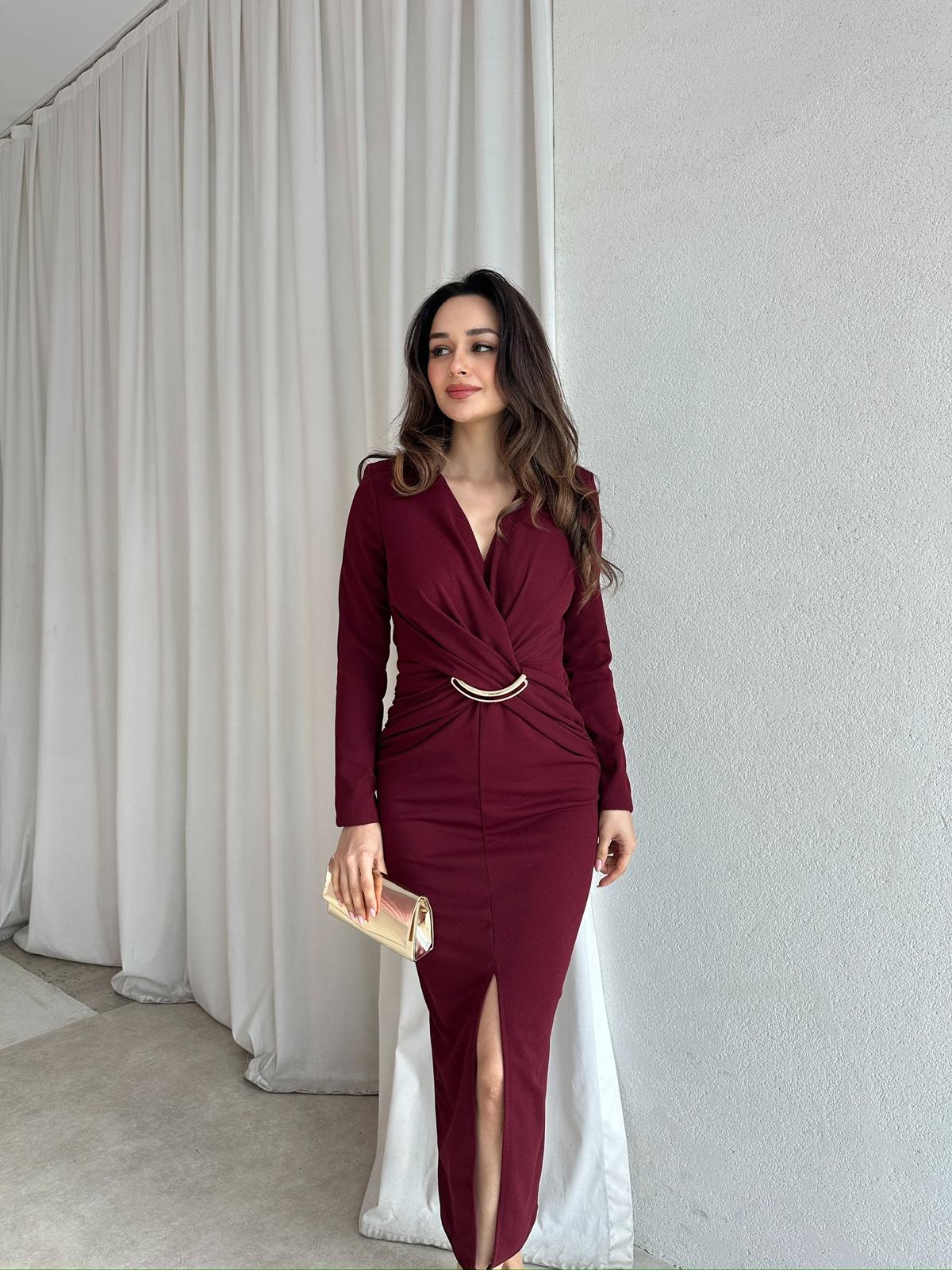 ELDORA Elbise 8700 - Bordo