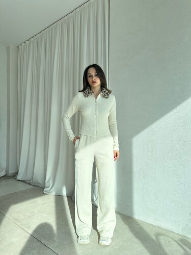 ELORİA Takım 3695 - Krem Rengi - Mooi Butik