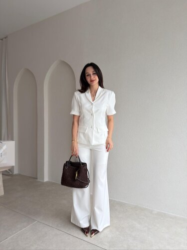 ERA Takım 6877 - Beyaz - Mooi Butik