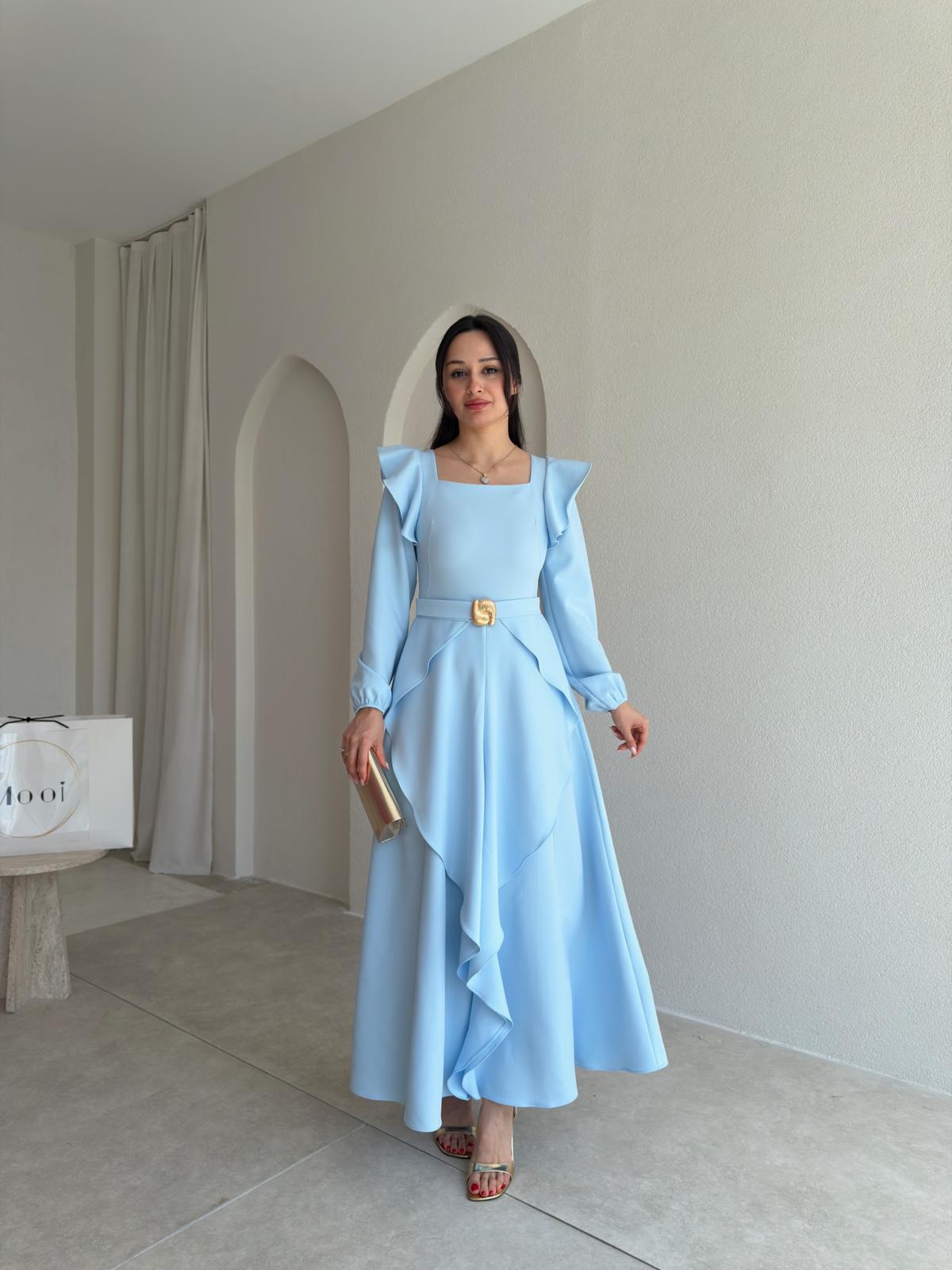 FAURA Maxi Elbise 6954 - Bebe Mavisi