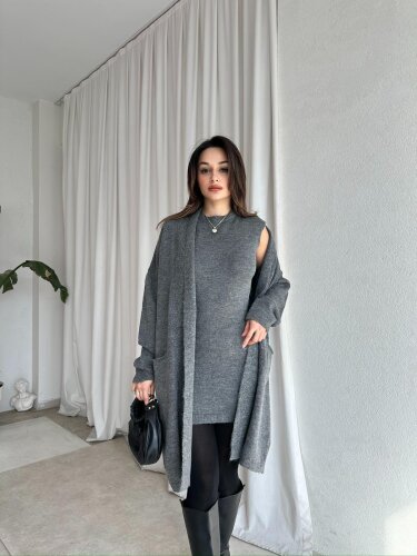 GASOL Takım 0389 - Gri - Mooi Butik