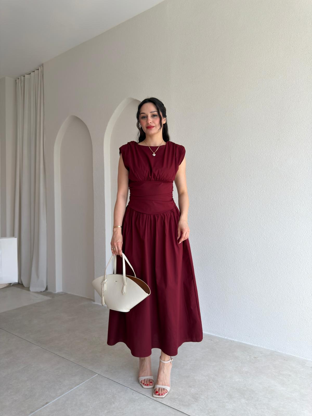 GOAT Midi Elbise 5512 - Bordo