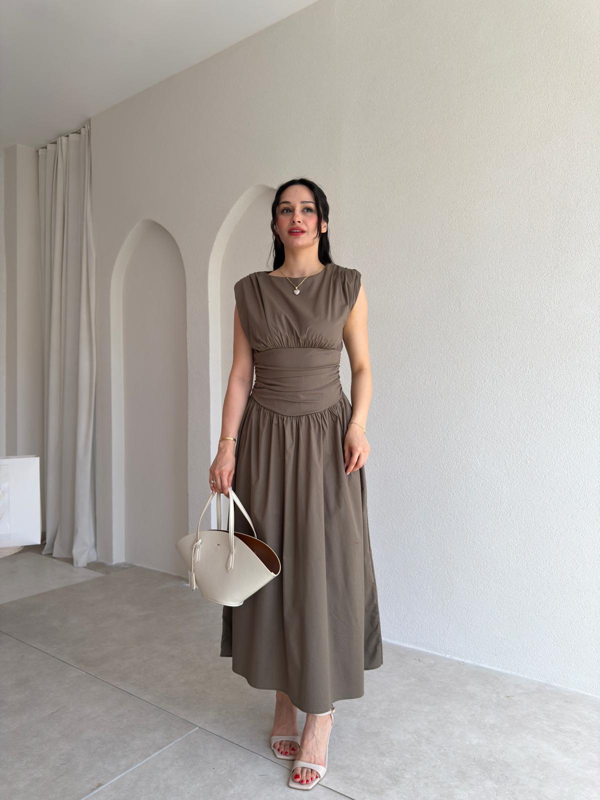 GOAT Midi Elbise 5512 - Haki