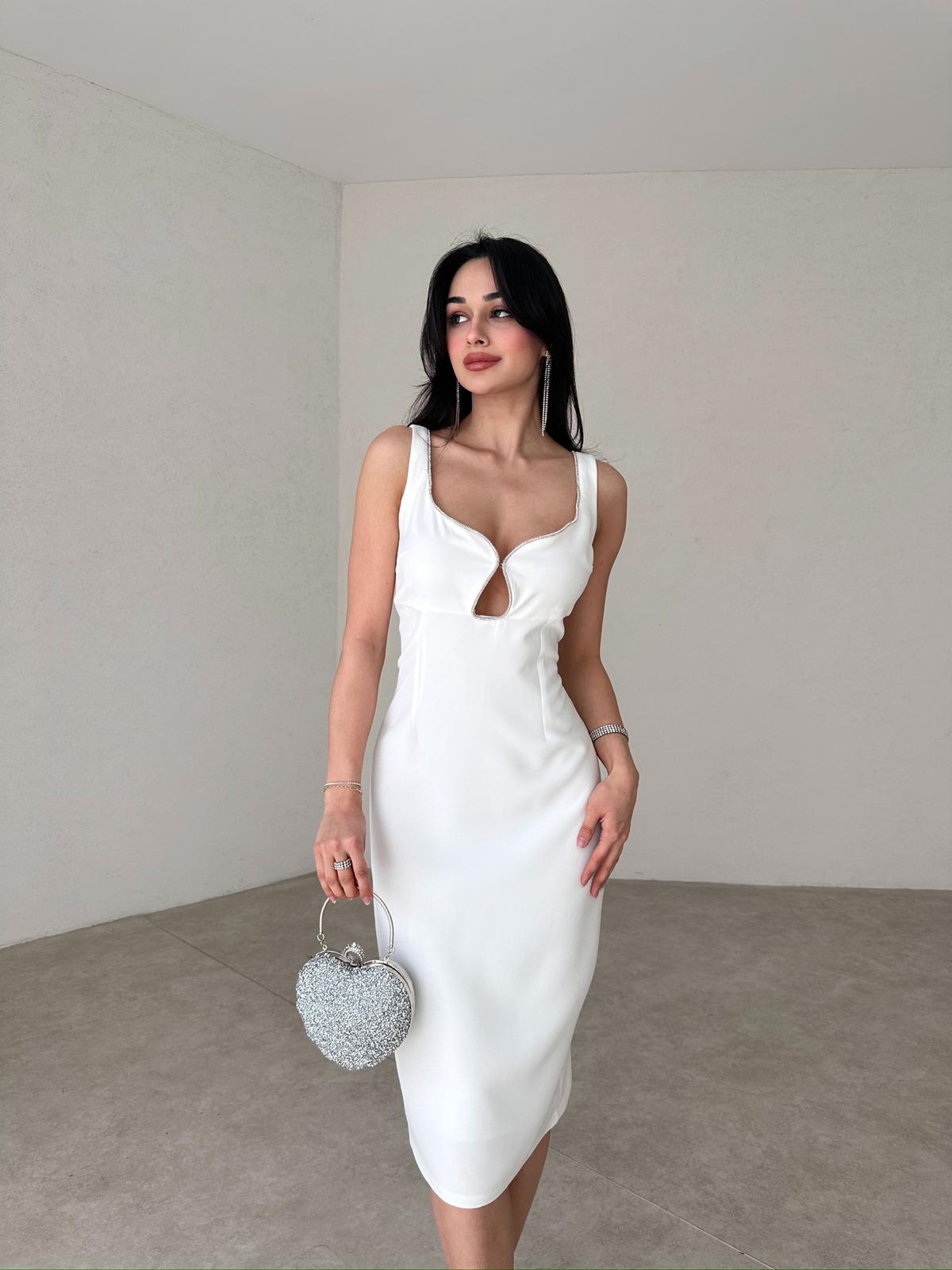 KEVİN Elbise 4783 - Beyaz