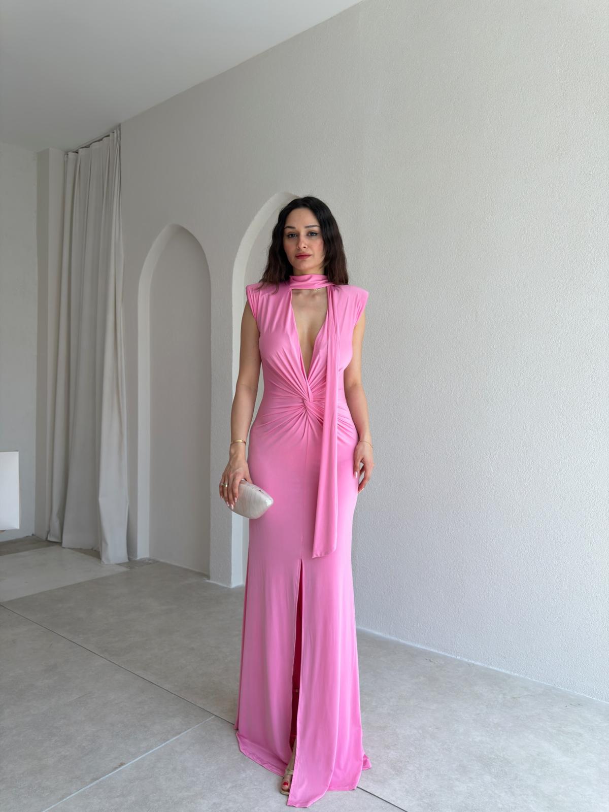 GOSH Maxi Elbise 6365 - Pembe