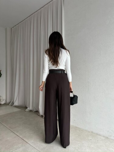 GRASİA Pantolon 8695 - Acı Kahve - 4