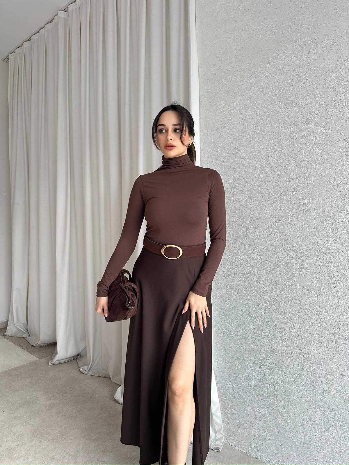 GRETA Midi Etek 8697 - Acı Kahve