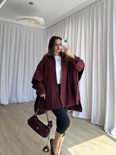 GROK Ceket 8538 - Bordo - 2