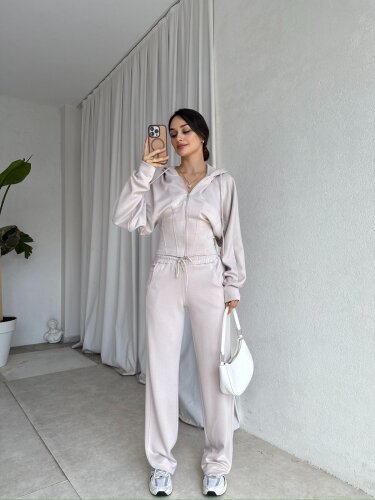 HALO Takım 8589 - Krem - Mooi