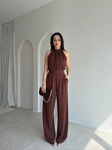 Halter Yaka CROFT Tulum 3361 - Acı Kahve - Mooi Butik