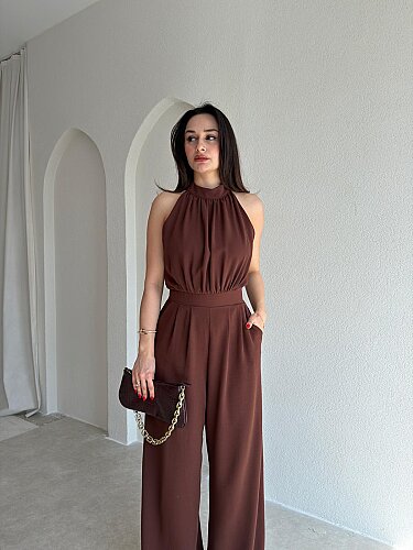 Halter Yaka CROFT Tulum 3361 - Acı Kahve - 3