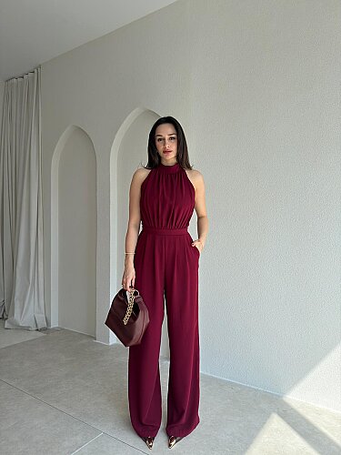 Halter Yaka CROFT Tulum 3361 - Bordo - 1