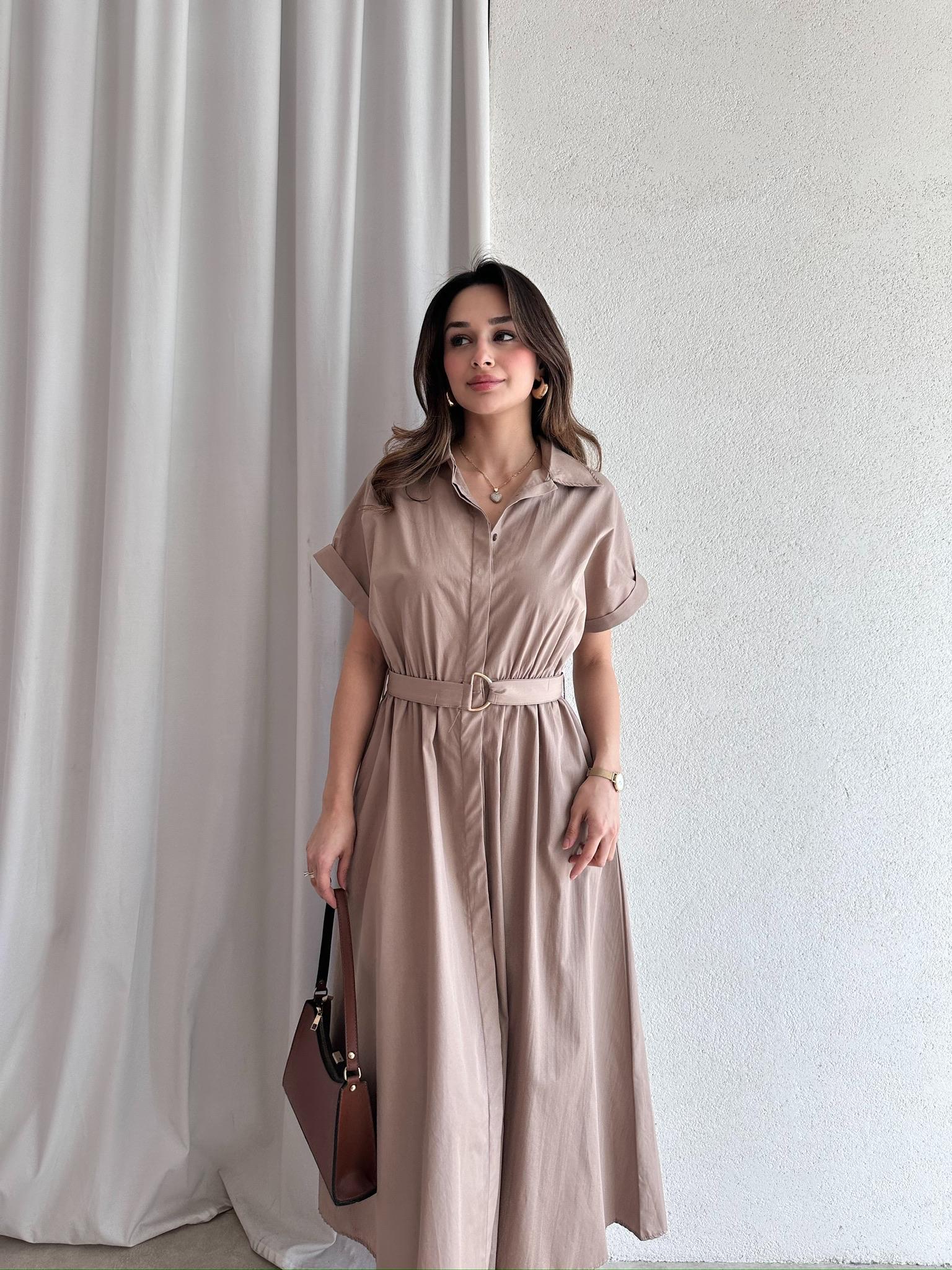 HERTHA Midi Elbise 3499 - Vizon