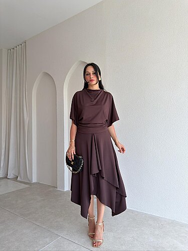 HOGWART İkili Takım 8444 - Acı Kahve - Mooi Butik