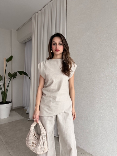 JESPO Takım 3320 - Taş - Mooi Butik