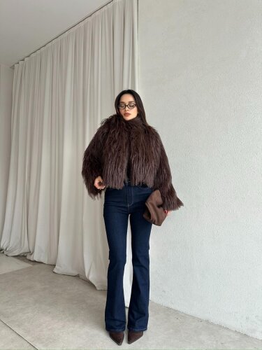 JOSEF Kürk 8319 - Acı Kahve - Mooi Butik