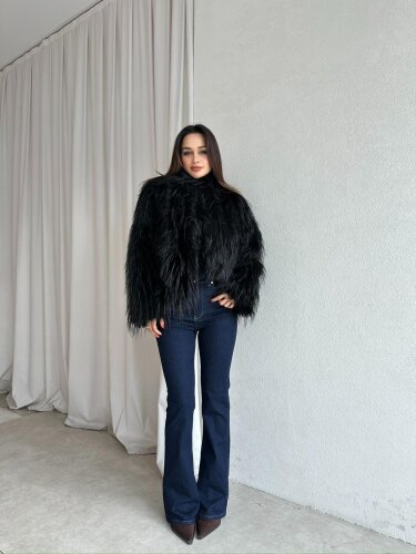 JOSEF Kürk 8319 - Siyah - Mooi Butik