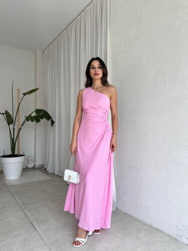 KAHLO Elbise 8120 - Pembe - Mooi Butik