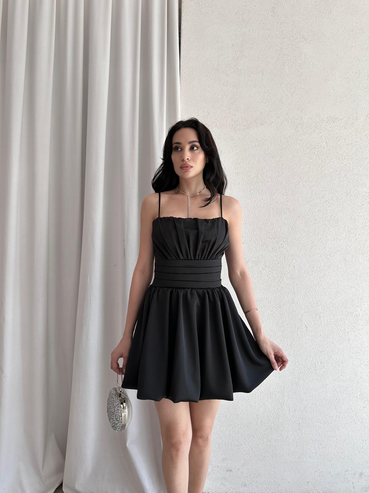 KASSİE Mini Elbise 6637 - Siyah