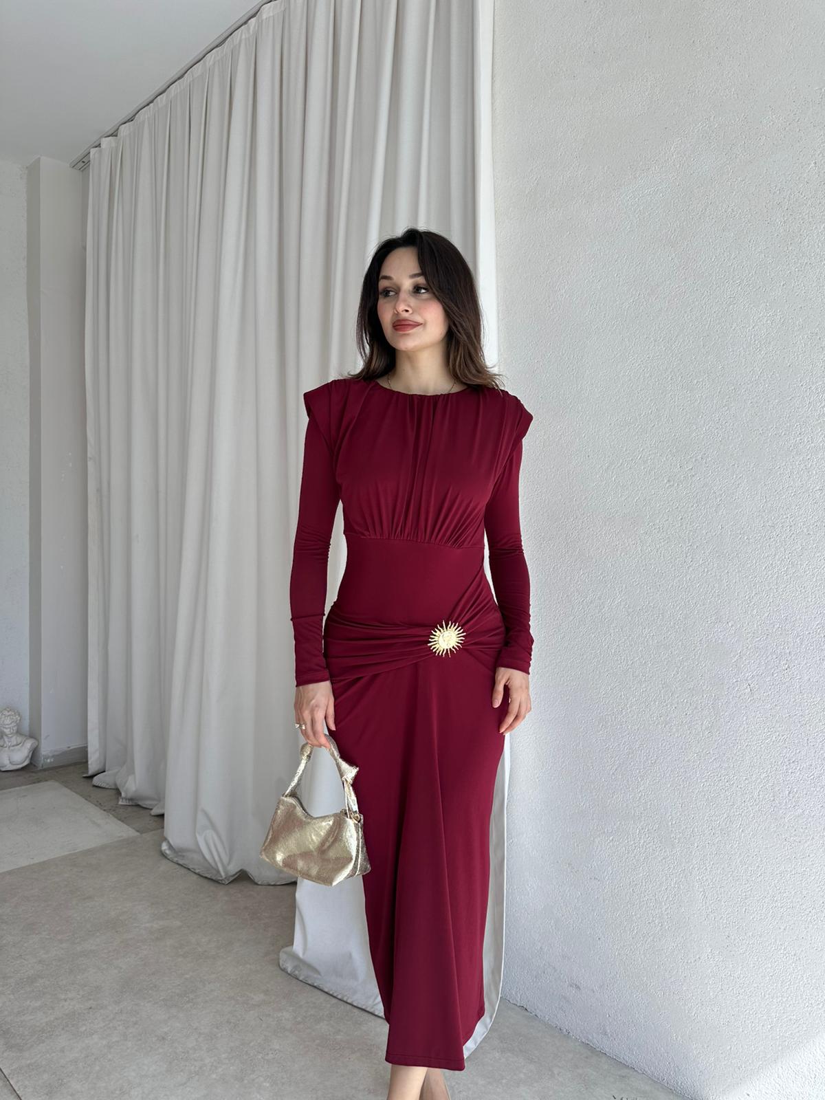 KEİ Elbise 8485 - Bordo