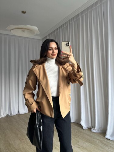KYRİS Ceket 8438 - Taba - Mooi Butik