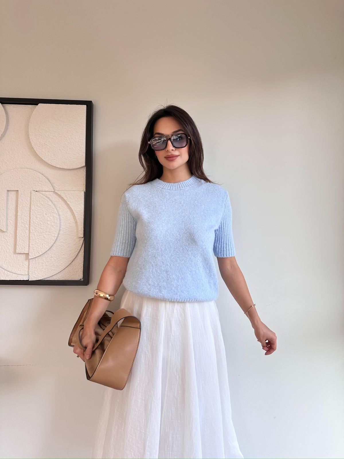 LİLY Kazak 8472 - Bebe Mavisi